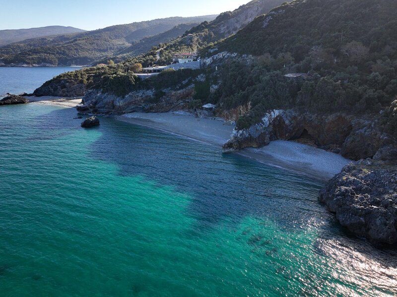 Pelion beach Aerial photo